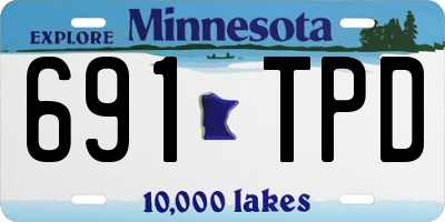 MN license plate 691TPD