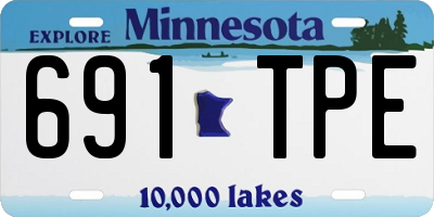 MN license plate 691TPE