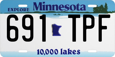 MN license plate 691TPF