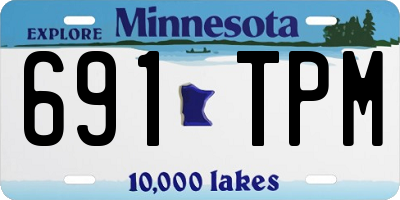 MN license plate 691TPM