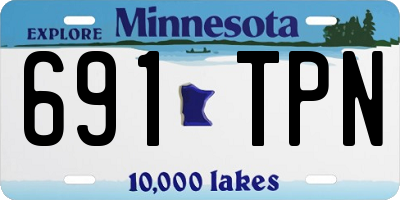 MN license plate 691TPN