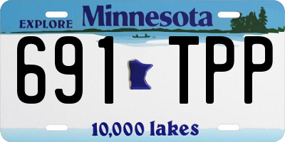 MN license plate 691TPP