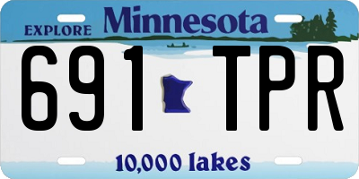 MN license plate 691TPR