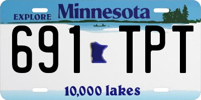 MN license plate 691TPT