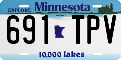 MN license plate 691TPV