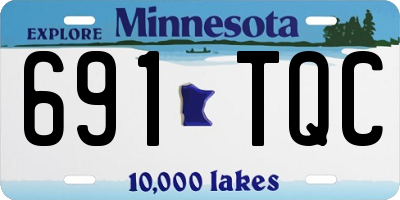 MN license plate 691TQC