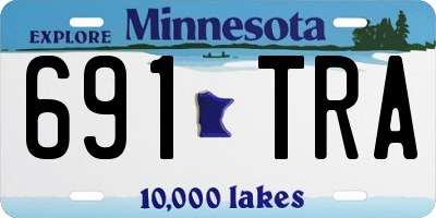 MN license plate 691TRA