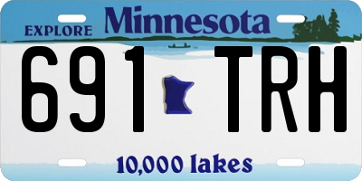 MN license plate 691TRH