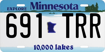 MN license plate 691TRR