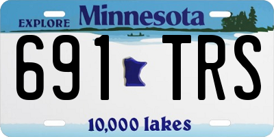 MN license plate 691TRS