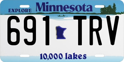 MN license plate 691TRV