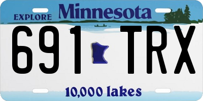 MN license plate 691TRX