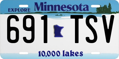 MN license plate 691TSV