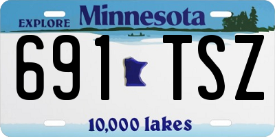 MN license plate 691TSZ