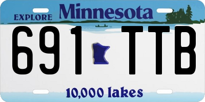 MN license plate 691TTB