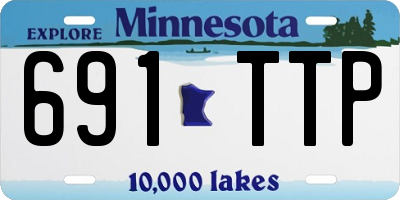 MN license plate 691TTP