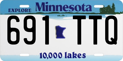 MN license plate 691TTQ