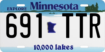MN license plate 691TTR