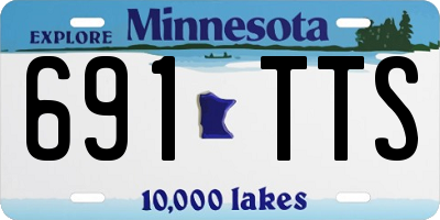 MN license plate 691TTS