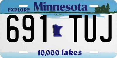 MN license plate 691TUJ