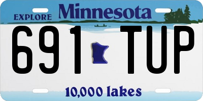 MN license plate 691TUP