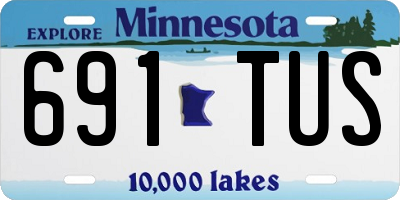 MN license plate 691TUS