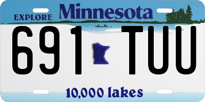 MN license plate 691TUU