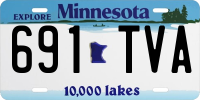 MN license plate 691TVA