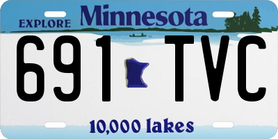 MN license plate 691TVC