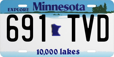 MN license plate 691TVD