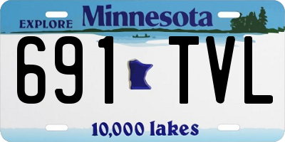 MN license plate 691TVL