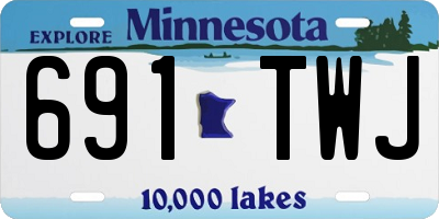 MN license plate 691TWJ