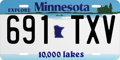 MN license plate 691TXV