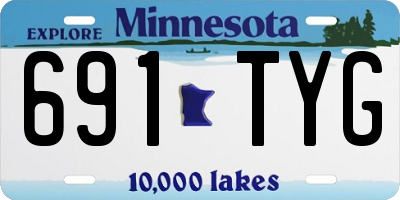 MN license plate 691TYG