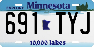 MN license plate 691TYJ