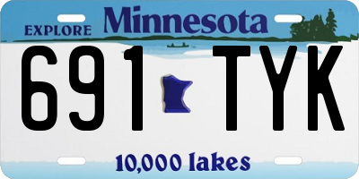 MN license plate 691TYK