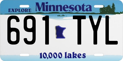MN license plate 691TYL