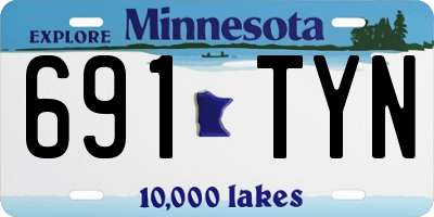 MN license plate 691TYN
