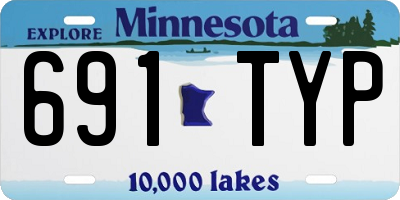 MN license plate 691TYP