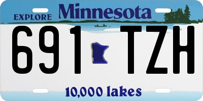 MN license plate 691TZH