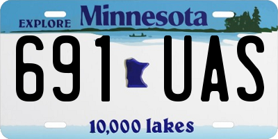 MN license plate 691UAS