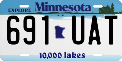 MN license plate 691UAT
