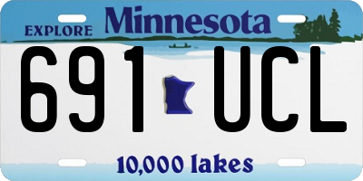 MN license plate 691UCL