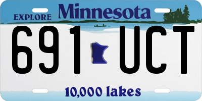 MN license plate 691UCT