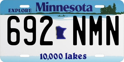 MN license plate 692NMN