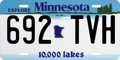 MN license plate 692TVH