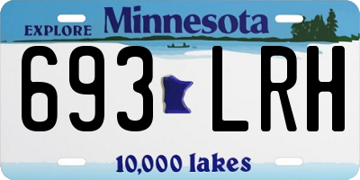 MN license plate 693LRH