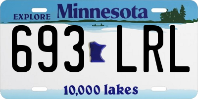 MN license plate 693LRL