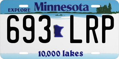 MN license plate 693LRP