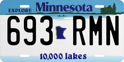 MN license plate 693RMN